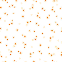 Popcorn pattern on a white background for kitchen design,wallpaper,wrapping paper,vector illustration