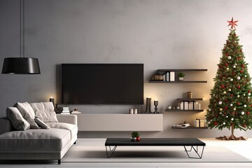 Christmas room architecture furniture.