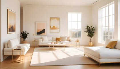 Photo interior modern design room 3d illustration