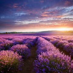 Obraz premium field of lavender