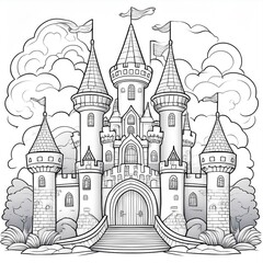 Obraz premium illustration of a castle