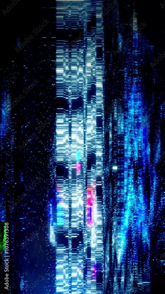 Wall mural a background or overlay texture of distorted digital glitch effects.