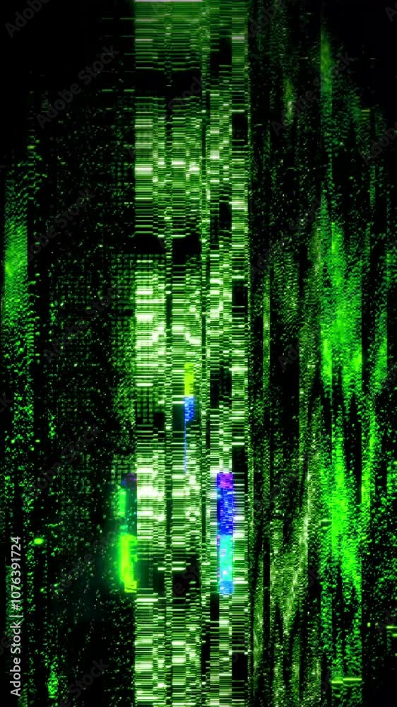 Wall mural a background or overlay texture of distorted digital glitch effects.