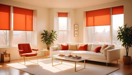 Fototapeta premium Photo interior modern design room 3d illustration