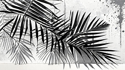 Fototapeta premium palm tree branches