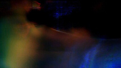 Abstract Nightscape Fusion of Light Contrasts in a Mystical Dreamscape