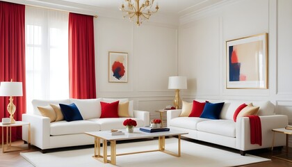 Fototapeta premium Photo interior modern design room 3d illustration