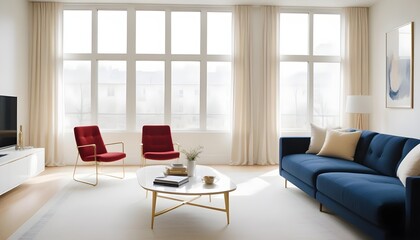 Photo interior modern design room 3d illustration