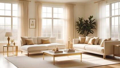 Photo interior modern design room 3d illustration
