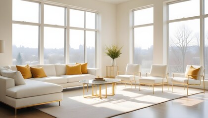 Fototapeta premium Photo interior modern design room 3d illustration