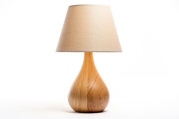 Wooden table lamp.