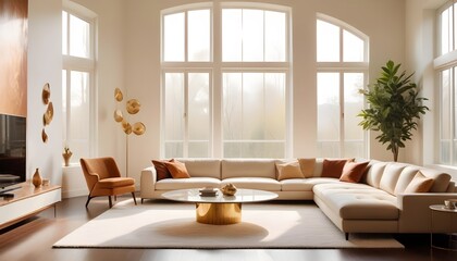 Photo interior modern design room 3d illustration