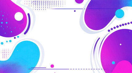 purple floral Circle Vector Frame for Business Card Design