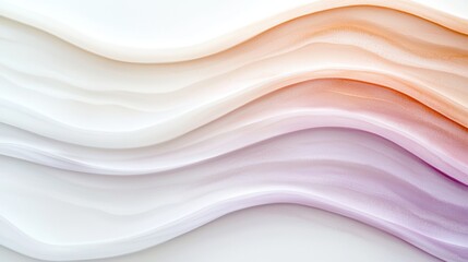 Obraz premium Soft abstract waves of pastel colors