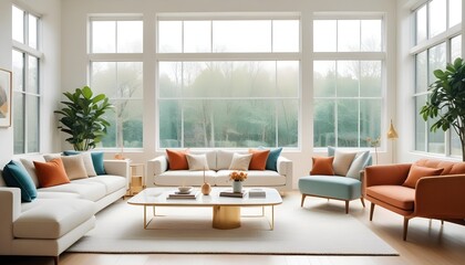 Photo interior modern design room 3d illustration