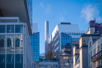 Low angle view of a cityscape