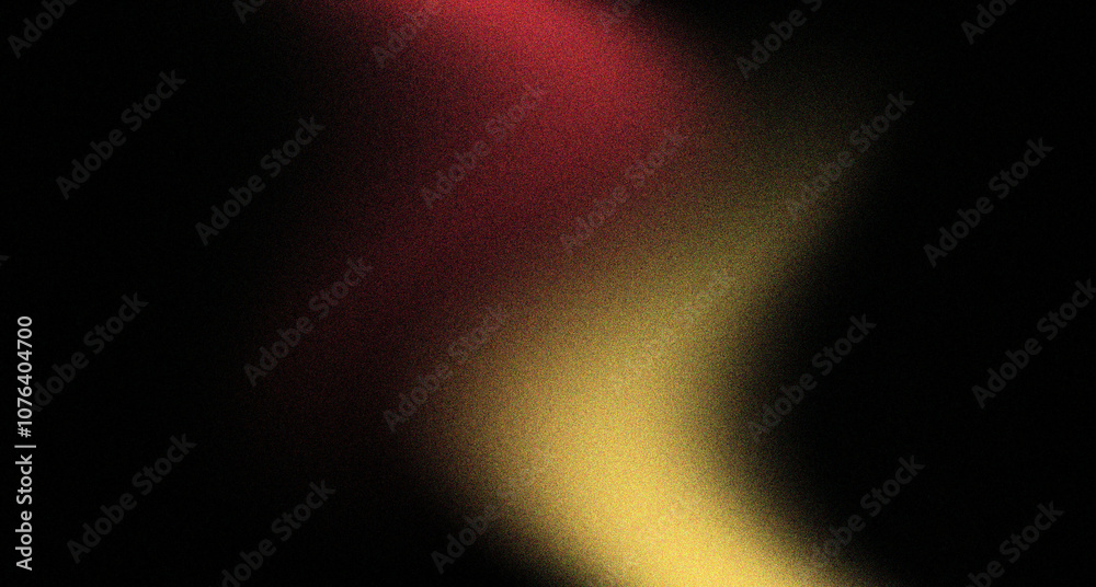 Canvas Prints grainy red yellow rough black background abstract glowing color wave dark backdrop noise texture ban