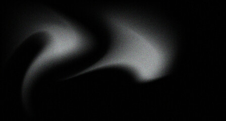 Grainy black grey gradient background, noise texture blurred, dark header backdrop poster, banner header cover design