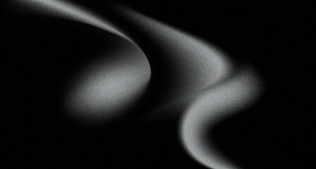 Monochrome gradient grainy background. black and gray shades. smooth and elegant  effect. for  your design.