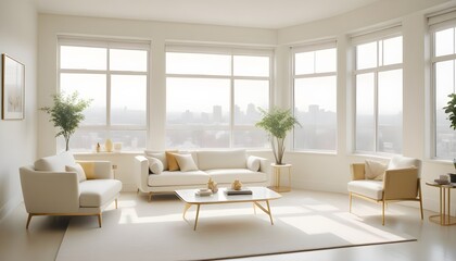 Fototapeta premium Photo interior modern design room 3d illustration