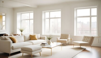 Fototapeta premium Photo interior modern design room 3d illustration