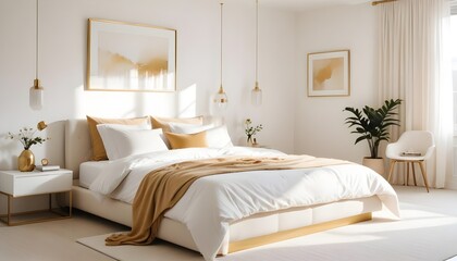 Photo interior modern design room 3d illustration