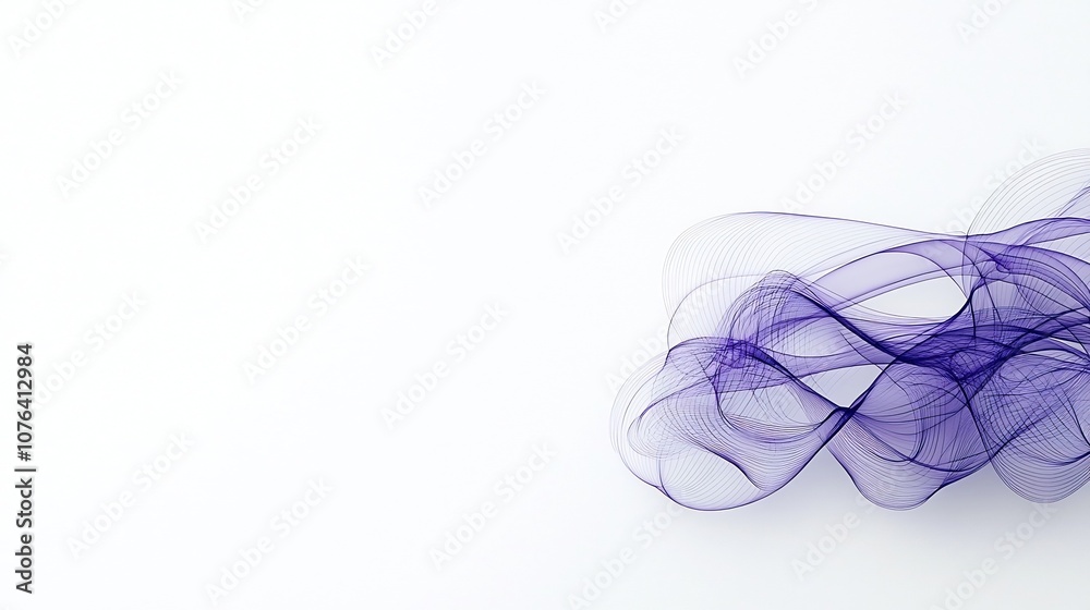 Leinwandbilder mesmerizing fluid smoke formations in rich deep purple hues swirl and flow with elegant grace agains