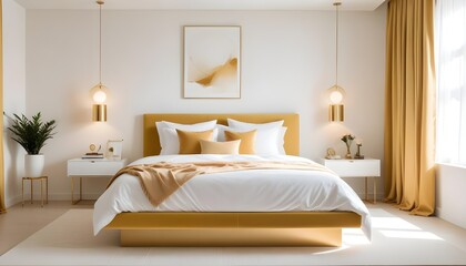 Photo interior modern design room 3d illustration