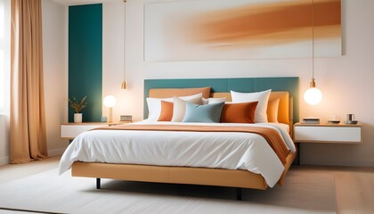 Photo interior modern design room 3d illustration