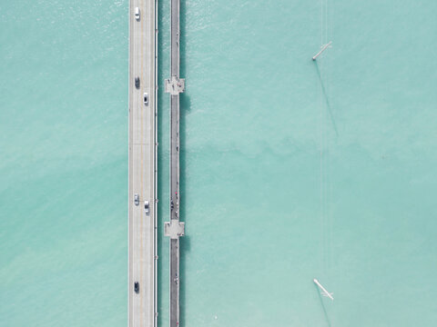 Aerial Photo, TopDown Drone Shot of Keys Islands