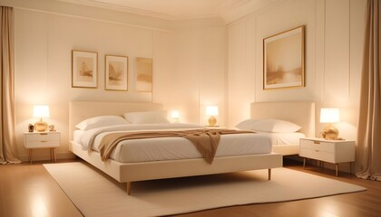 Fototapeta premium Photo interior modern design room 3d illustration