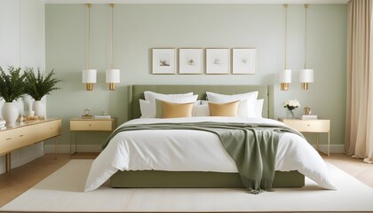 Photo interior modern design room 3d illustration