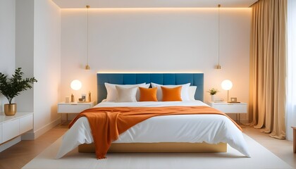 Photo interior modern design room 3d illustration