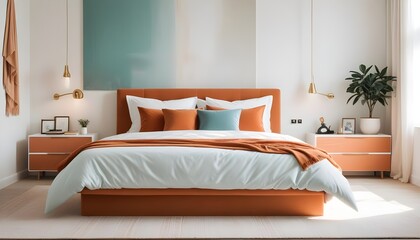 Photo interior modern design room 3d illustration