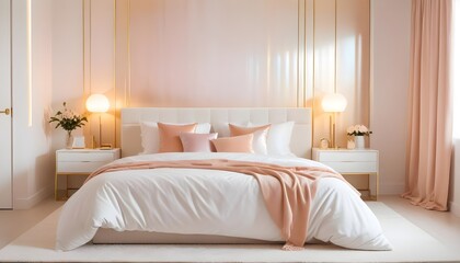 Photo interior modern design room 3d illustration