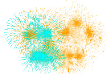 Obraz premium colorful fireworks explosion