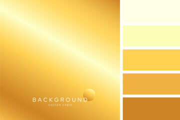 Obraz premium Shiny elegant golden gradient abstract background with glowing light beam