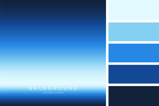 White blue gradient background, vector design, with color palette 