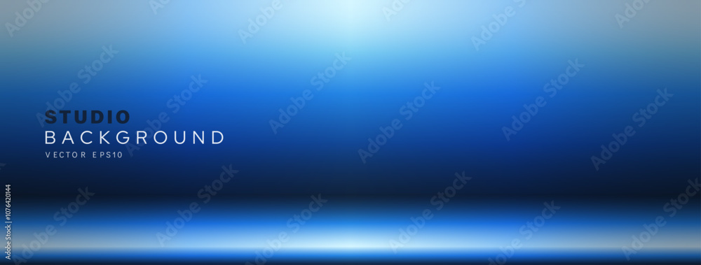 Canvas Prints shiny dark blue color gradient backround banner vector design