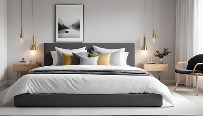 Photo interior modern design room
