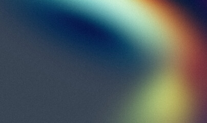 Retro color noisy gradient texture backdrop design. Abstract blue green red color grainy gradient, vibrant color flow shaped, glowing, shine, bright, website header design, banner, poster