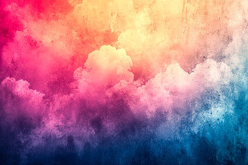 Obraz premium Pastel Gradient with Soft Cloud Pattern