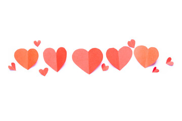 Valentines on a white background