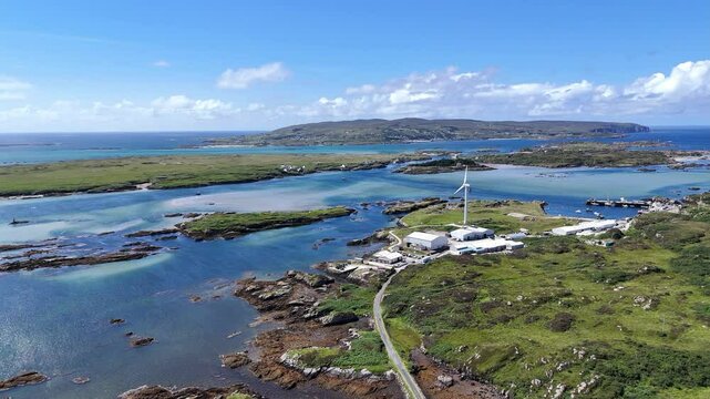 littoral irlandais pr&egrave;s de l'ile d'Arranmore et Burtonport dans le comt&eacute; de Dungloe