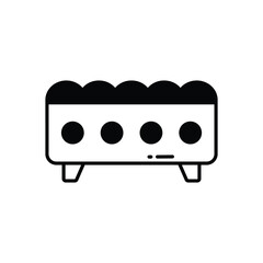 Ottoman vector icon stock illustration