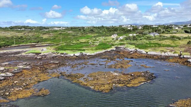littoral irlandais pr&egrave;s de l'ile d'Arranmore et Burtonport dans le comt&eacute; de Dungloe