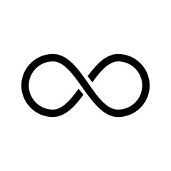 Infinity Icon for Graphic Design Projects