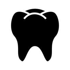 Tooth icon. Dentistry symbol. Medical sign. Dentalhealth. Tooth sign. Clean tooth. vector illustration on white background