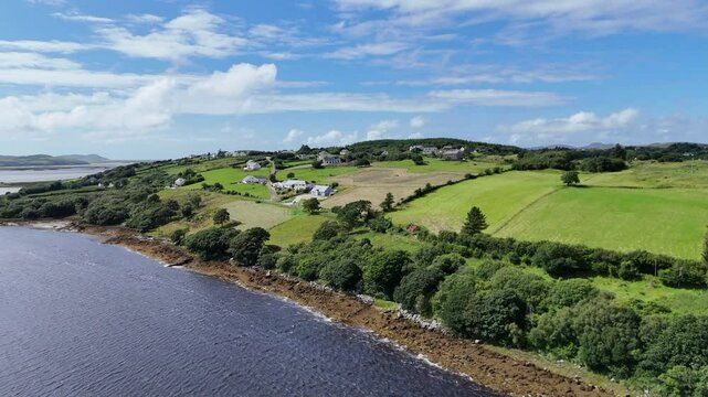 littoral irlandais pr&egrave;s de l'ile d'Arranmore et Burtonport dans le comt&eacute; de Dungloe