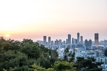 Sunset in Seoul, Korea